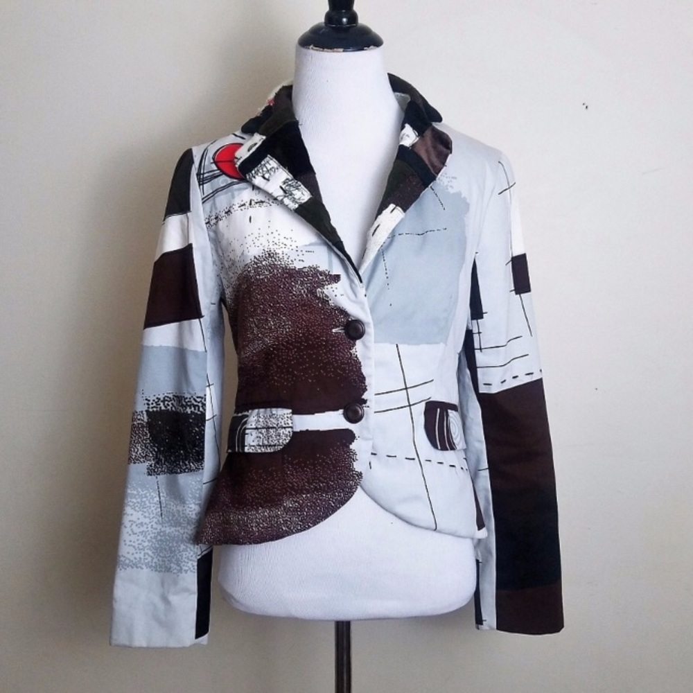 {Paramita} patchwork blazer